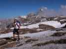 Ich am Weg 15 zwischen Forcella de Gherdenacia und Puezhütte (16. Juni)