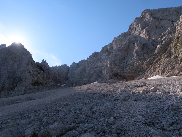 zwischen Mejniksattel und &Ouml;TK-Klettersteig