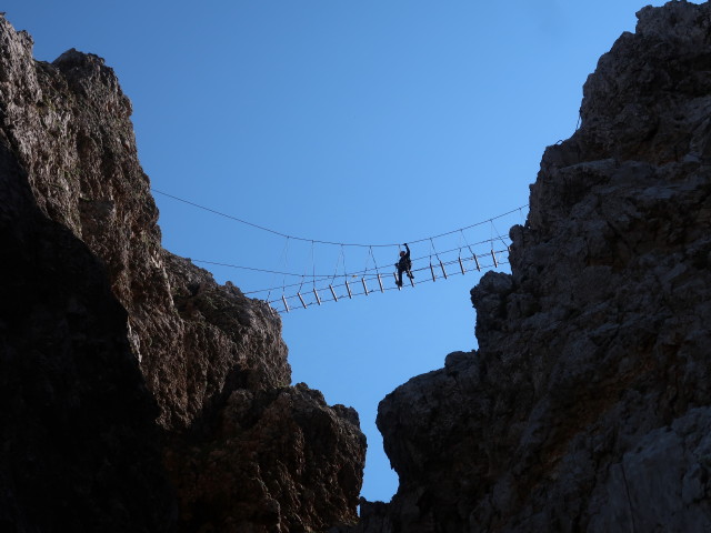 ÖTK-Klettersteig: Seilbrücke