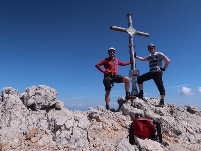 Ich und Thomas am Koschutnikturm, 2.136 m
