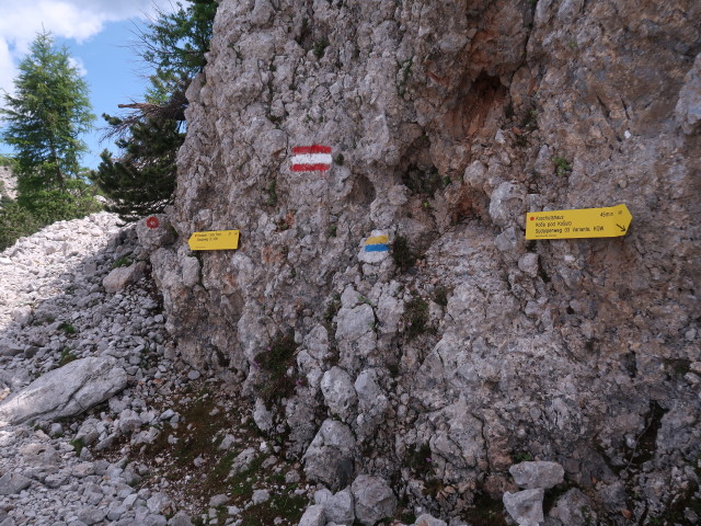 zwischen ÖTK-Klettersteig und Mejniksattel