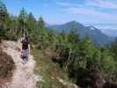 Thomas und Birgit zwischen Mejniksattel und ÖTK-Klettersteig