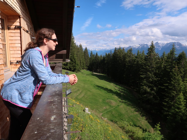 Sabine im Gerachhaus, 1.550 m (22. Juni)