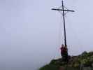 Ich und Sabine am Vorgipfel des Hochgerach, 1.975 m (23. Juni)