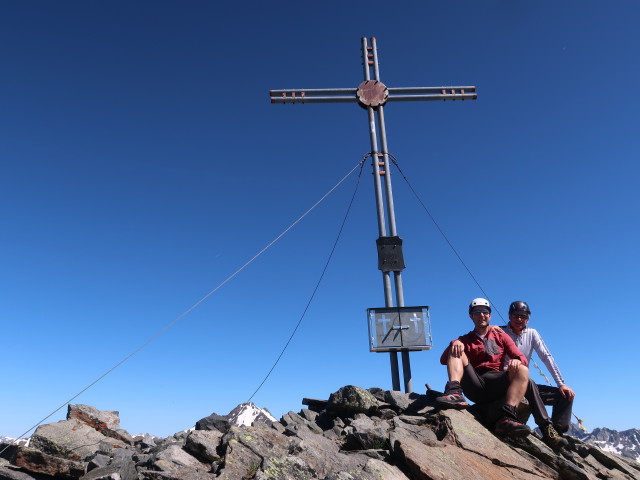 Ich und Erich am Niederen Prijakt, 3.056 m (29. Juni)