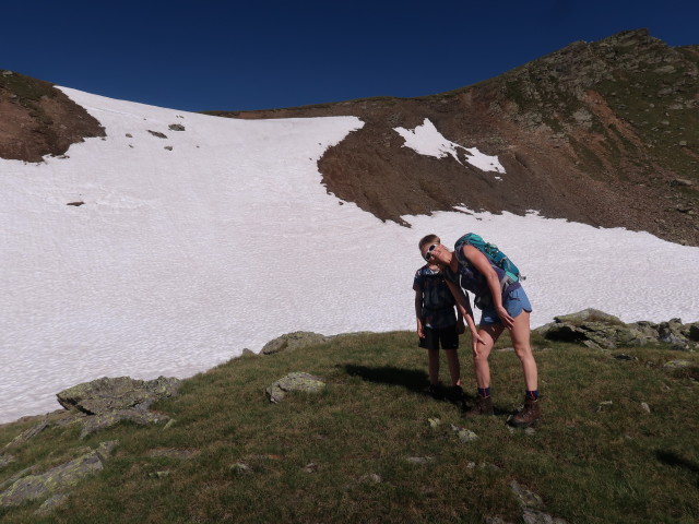 Moritz und Evelyn zwischen Brunnalm und Zarschartl
