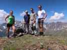 Ursa, Werner, Philipp und ich am Paterskopf, 2.726 m