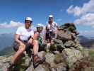 Ich, Ursa und Josef auf der Unteren Zarspitze, 2.712 m