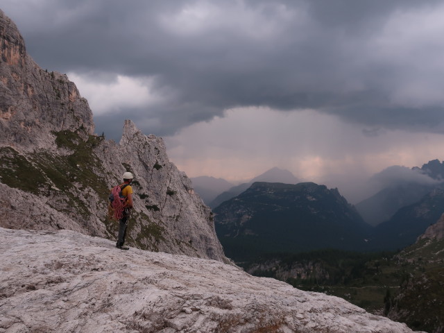 Philipp zwischen Paracarro und Rifugio Fratelli Fonda Savio