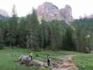 Philipp und Ursa am Weg 115 zwischen Misurina und Rifugio Fratelli Fonda Savio