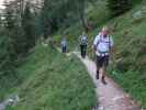 Werner, Ursa und Erich am Weg 115 zwischen Misurina und Rifugio Fratelli Fonda Savio