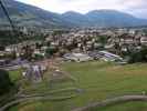 Lienz von der Schlossbergbahn aus