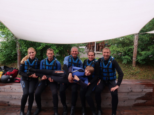 Evelyn, Philipp, Erich, Ursa, Moritz und ich (3. Juli)