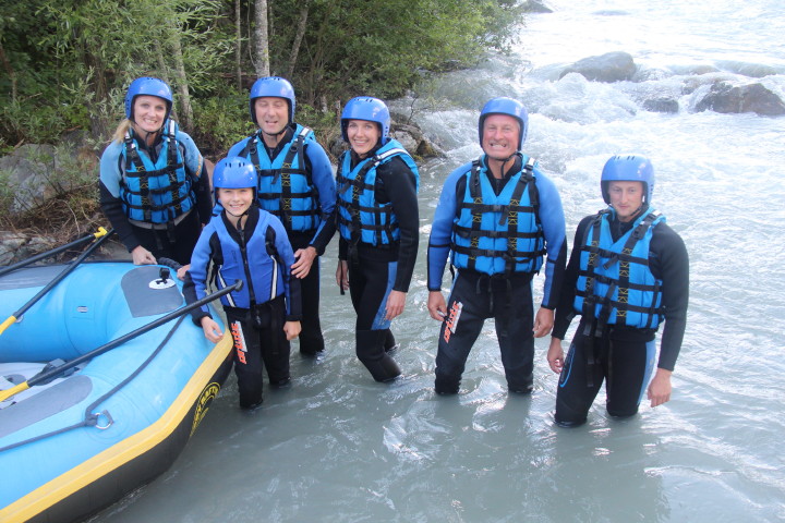 Evelyn, Moritz, ich, Ursa, Erich und Philipp