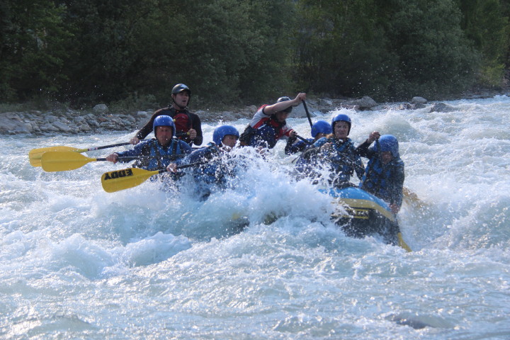 Ursa, Erich, ich, Moritz, Evelyn und Philipp