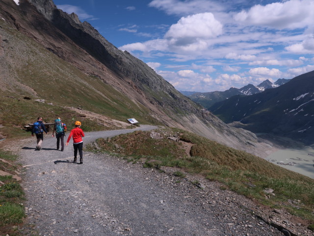 Werner, Evelyn und Moritz am Gamsgrubenweg