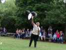 Falknerei-Flugvorführung im Schlosspark Waldreichs (14. Juli)