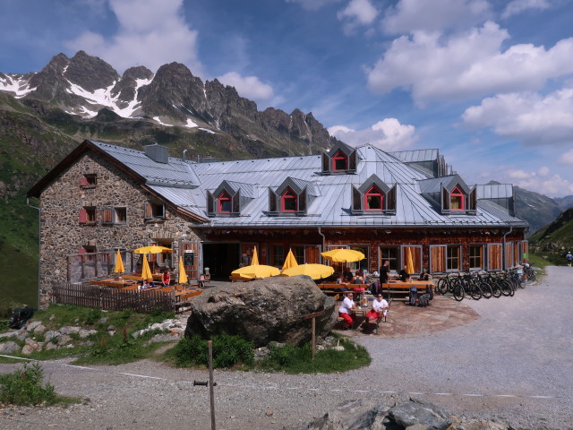 Jamtalhütte, 2.165 m (20. Juli)