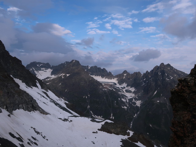 vom Pfannknecht-Klettersteig Richtung Westen (21. Juli)