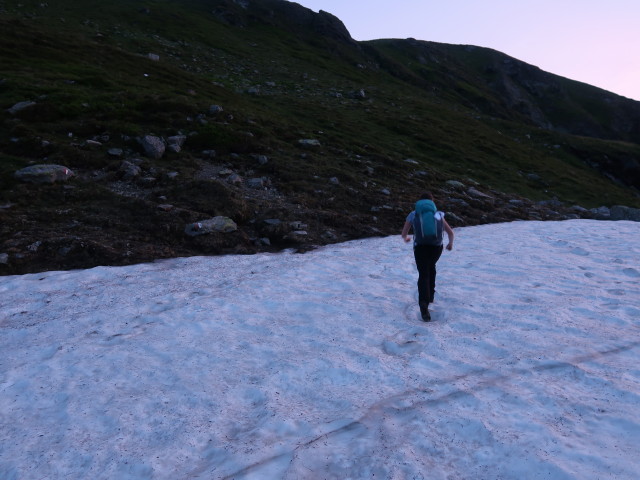 Sabine beim Oberen Landawirsee (27. Juli)