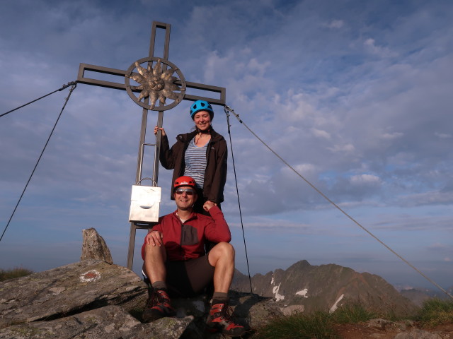 Ich und Sabine am Scharnock, 2.498 m (27. Juli)
