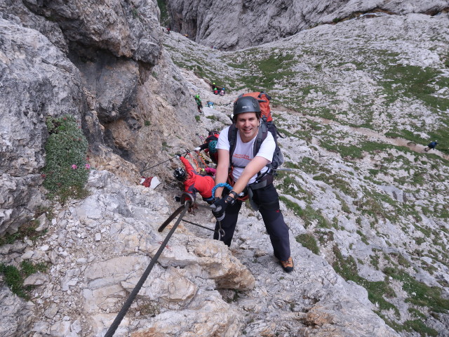 Pisciadù-Klettersteig: Ronald (3. Aug.)