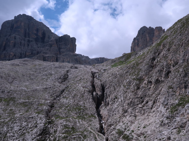 Pisciad&ugrave;-Klettersteig: Notausstieg (3. Aug.)