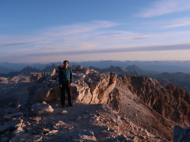 Ronald am Weg 638 zwischen Jägerscharte und Fassahütte (4. Aug.)