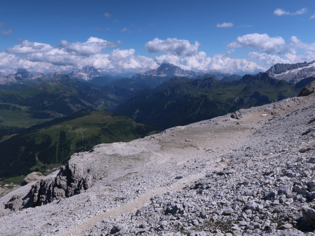 Weg 646 zwischen Piz da Lec und Franz-Kostner-Hütte (4. Aug.)