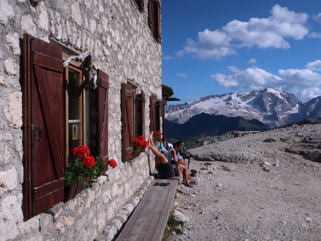 Franz-Kostner-Hütte, 2.536 m (4. Aug.)
