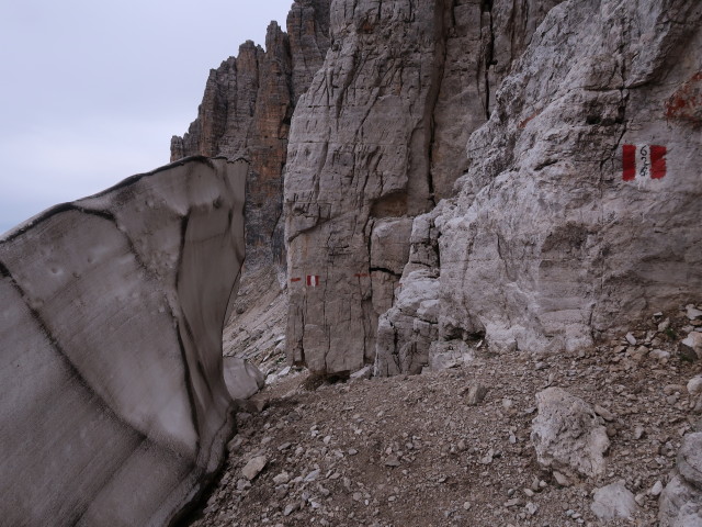 Weg 626 zwischen Franz-Kostner-Hütte und Via Ferrata Cesare Piazzetta (5. Aug.)