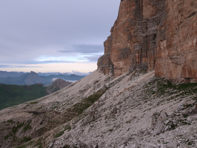 Weg 626 zwischen Franz-Kostner-Hütte und Via Ferrata Cesare Piazzetta (5. Aug.)