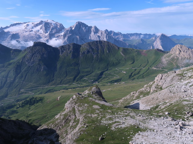 von der Via Ferrata Cesare Piazzetta Richtung Süden (5. Aug.)