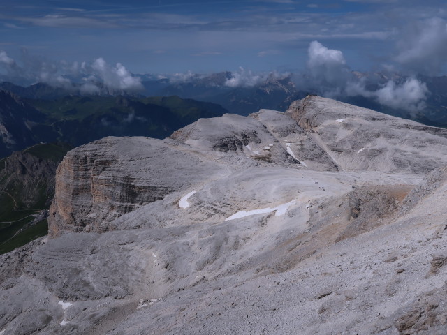 vom Piz Boe Richtung Südwesten (5. Aug.)