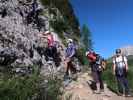 Pisciadù-Klettersteig: Ronald beim Einstieg (3. Aug.)