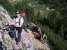 Pisciadù-Klettersteig: Ronald im Einstieg (3. Aug.)