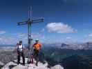 Ronald und ich am Piz da Lec, 2.913 m (4. Aug.)