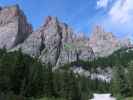 Torre del Siella vom Pian de la Cerceneda aus (5. Aug.)