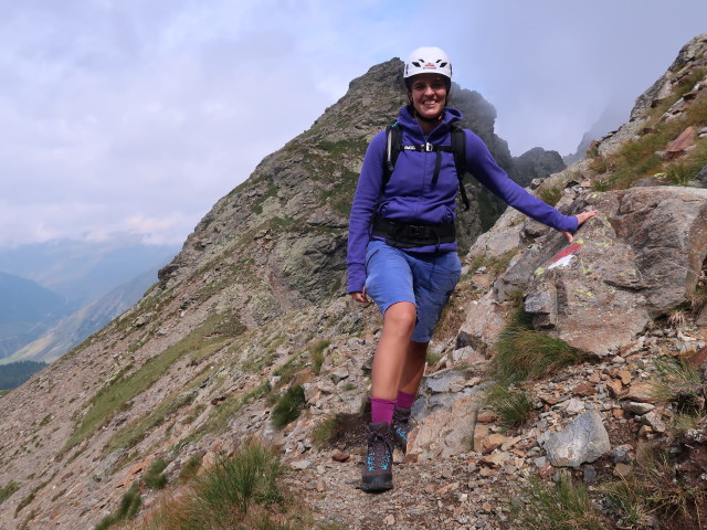 Ursula am Weg 15a zwischen Traminscharte und Tagewaldhorn (10. Aug.)