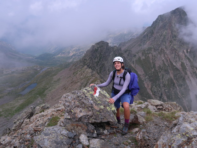Ursula am Weg 15a zwischen Traminscharte und Tagewaldhorn (10. Aug.)