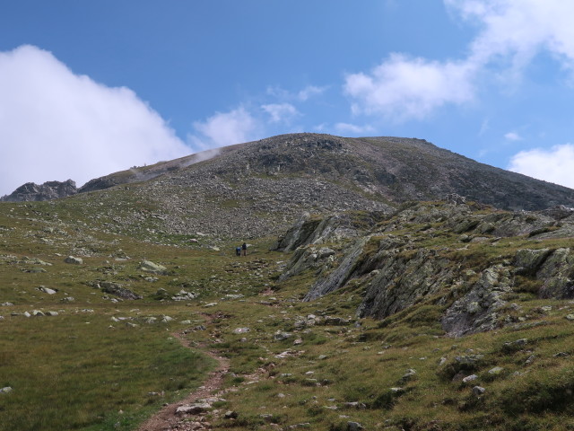 Weg 10 zwischen Tatschspitze und Niedereck (11. Aug.)