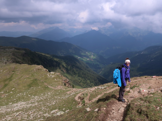 Ursula am Weg 14B zwischen Astenberg und Penser Joch (11. Aug.)