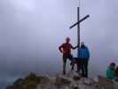 Ich und Ursula auf der Tatschspitze, 2.526 m (11. Aug.)