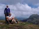 Ursula und ich am Astenberg, 2.367 m (11. Aug.)