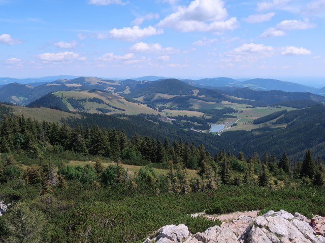 Teichalm vom Hochlantsch aus