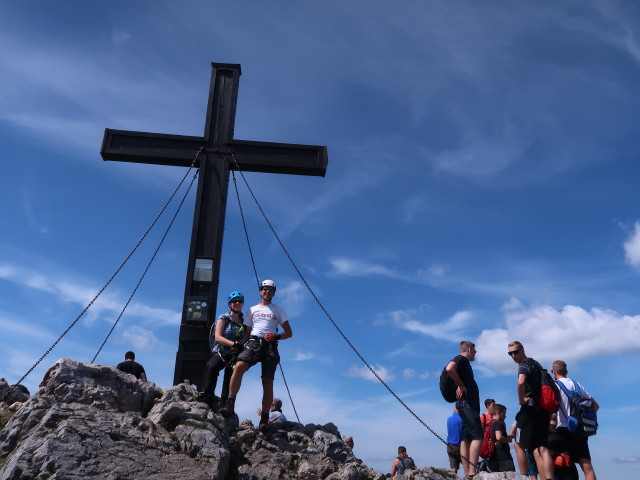 Sabine und ich am Hochlantsch, 1.720 m