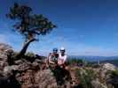 Franz-Scheikl-Klettersteig: Sabine und ich beim Steigbuch