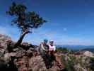 Franz-Scheikl-Klettersteig: Sabine und ich beim Steigbuch