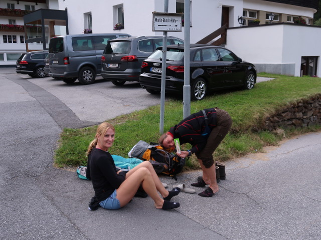 Evelyn und Bernadette in Vent (17. Aug.)