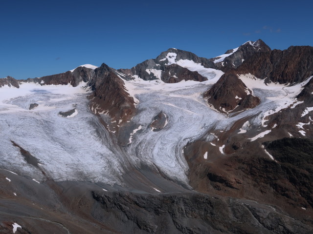 Kleiner Vernagtferner von der Hintergraslspitze aus (18. Aug.)